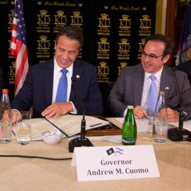 Governor Andrew Cuomo’s visit to Israel with Eric Gertler, Zuckerman Institute Trustee